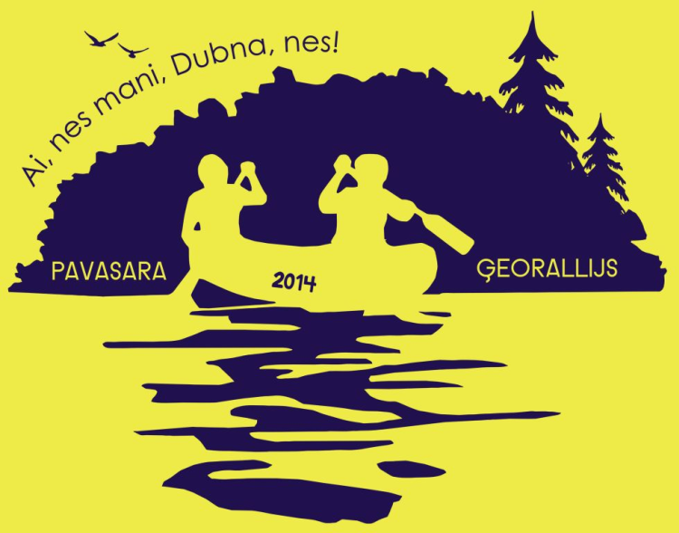 Pavasara ģeorallijs Dubna 2014: Ai, nes mani, Dubna, nes, līdz apturēs Līvānu HES!